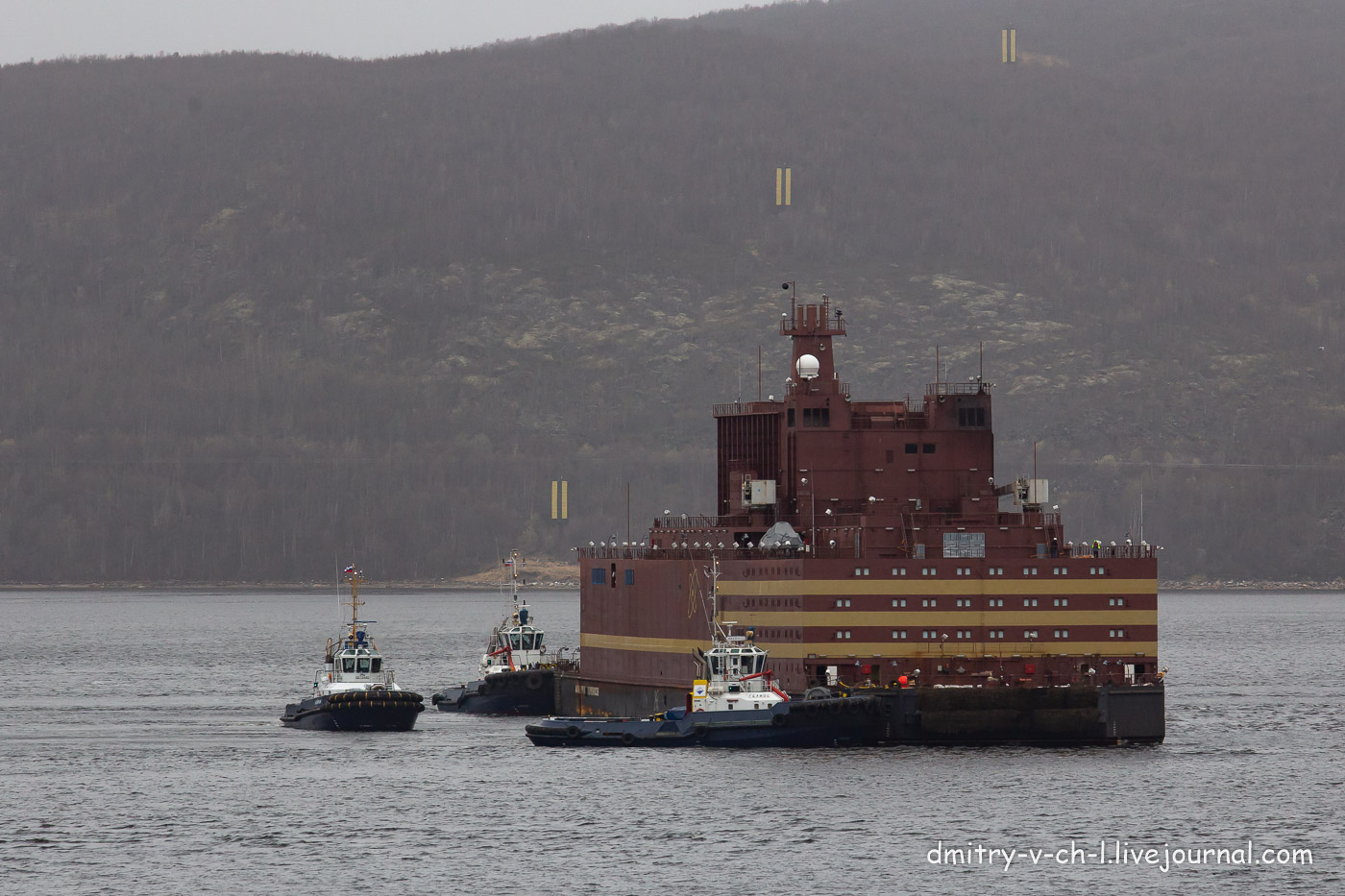 Floating nuclear power station `Akademik Lomonosov`, Murmansk (Плавучая атомная электростанция `Академик Ломоносов`, Мурманск)